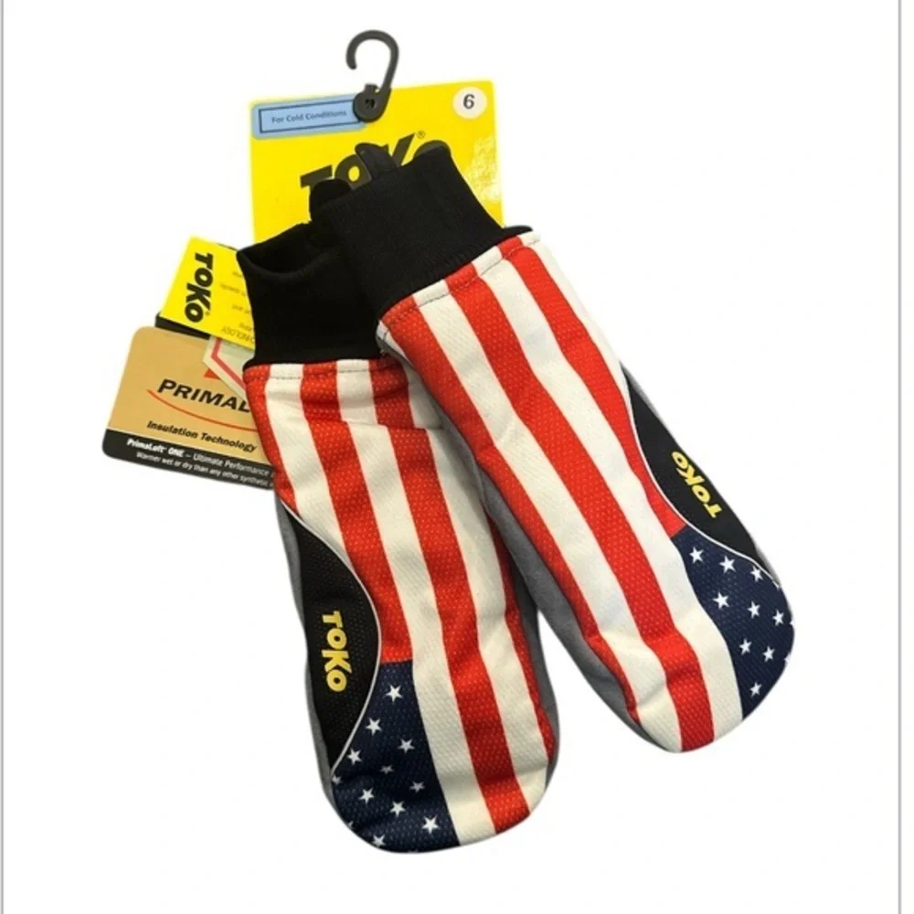 TOKO Arctic Mitten Handwarmer US Flag Size 6 Small Women’s
